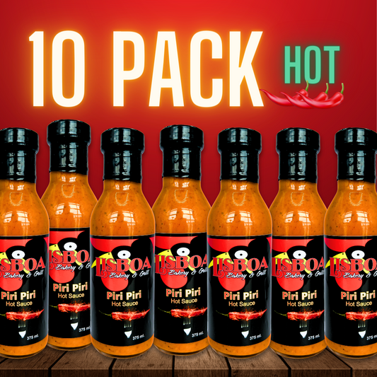 10 Pack - Piri Piri Hot Sauce